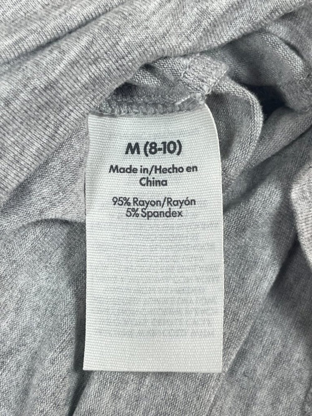No Boundaries Gray Flared Mini Skirt Stretch Pull On Rayon Size M 8-10 - Picture 10 of 12